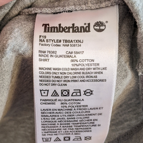 🌲Timberland Men Short Sleeve Size XL - Picture 5 of 6